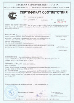 15.02.2025 Волхов - Изделия санитарные керамические